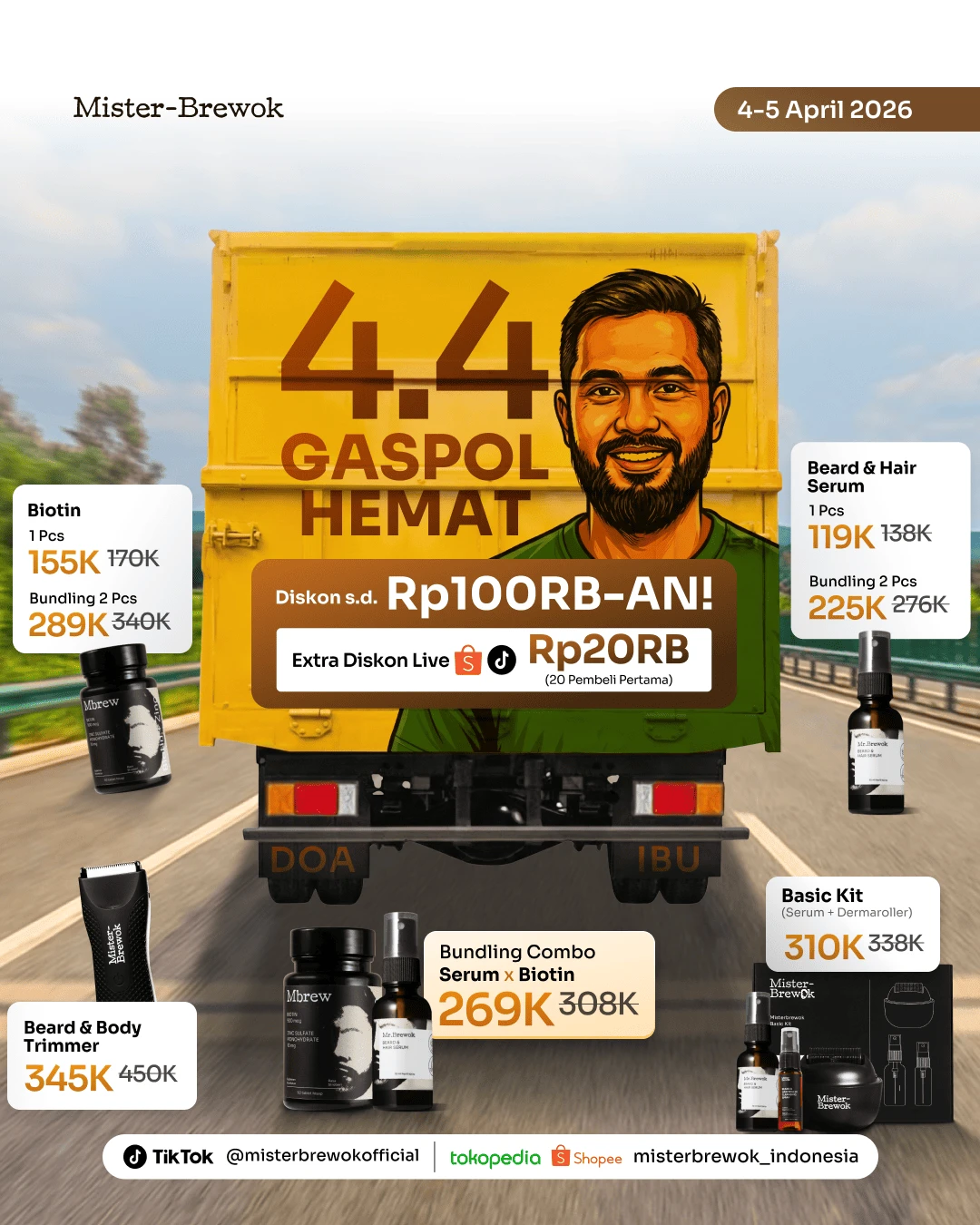 Promo ParSALE Lebaran - Beli 2 Cuma Rp200RB-AN!